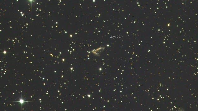NGC 7253A/B (ARP 278) und etwas Philosophie (2) - Beschriftungen