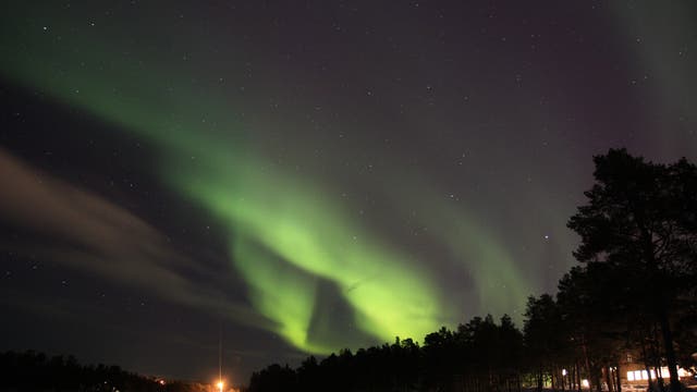 Polarlicht am Inari-See