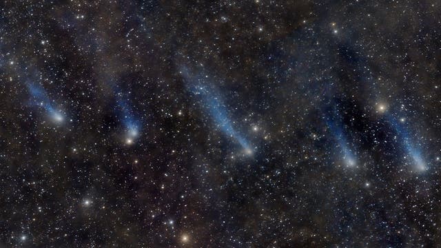 10 days of comet C/2016 R2 PANSTARRS