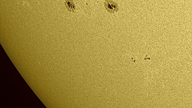 Sonnenfleckengruppe AR2835 & AR2836 (27 Juni 2021, 09:13UT) 