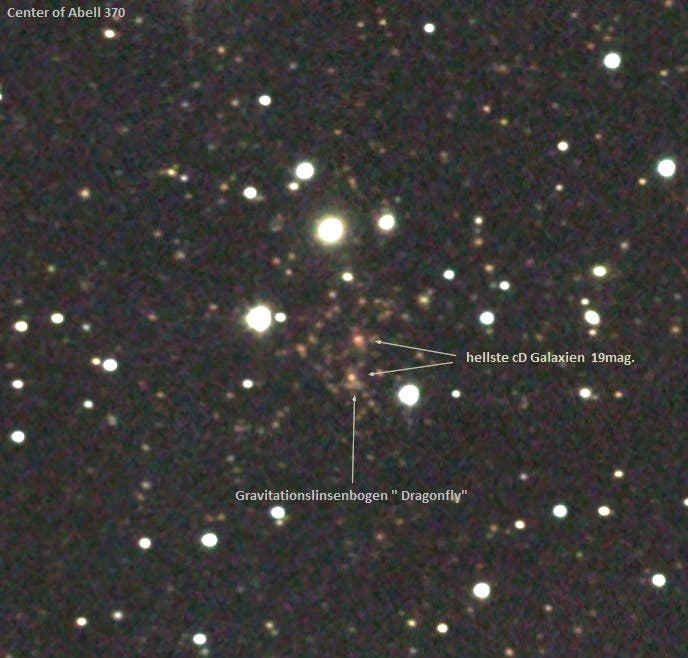 Abell 370: Galaxienhaufen im Sternbild Walfisch (3)