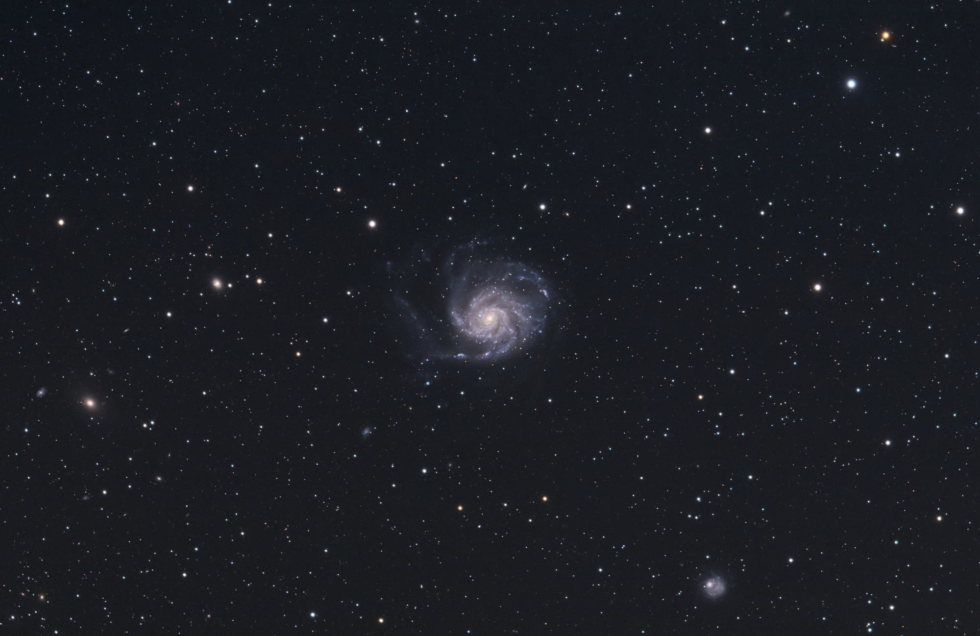 Messier 101 - Feuerradgalaxie