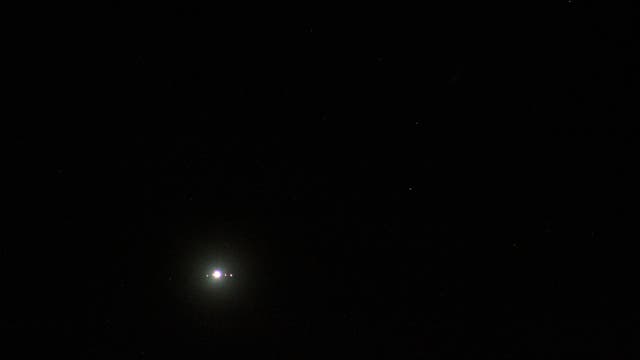 Jupiter mit seinen 4 hellsten Monden