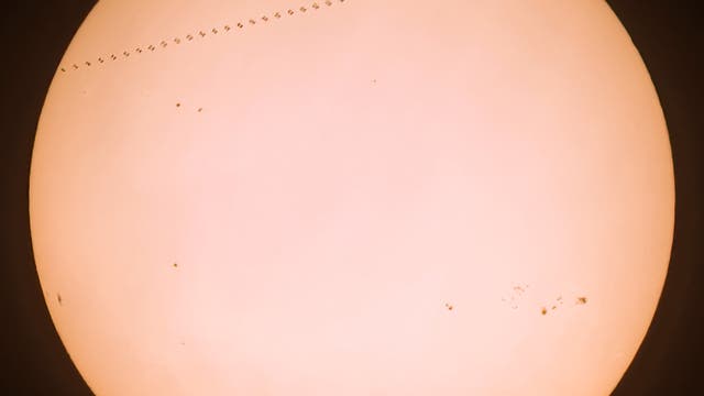 ISS-Transit vor der Sonne