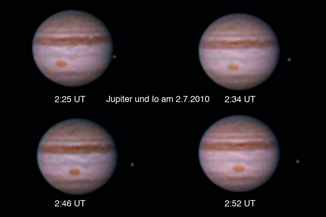 Jupiter mit zweitem roten Fleck