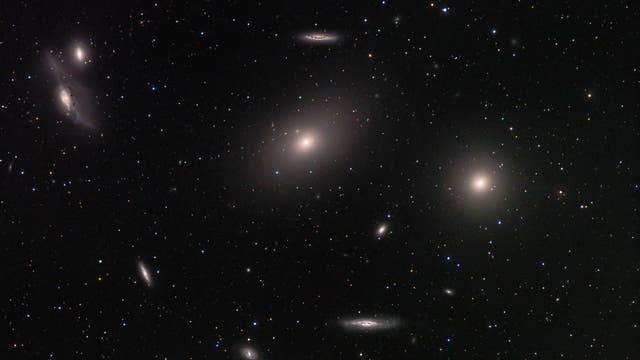 M86 und M84 im Virgo-Galaxienhaufen