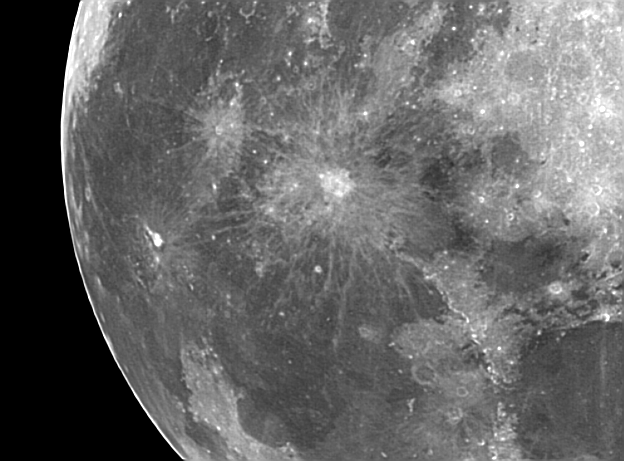 Mond in Infrarot am 1.10.2012