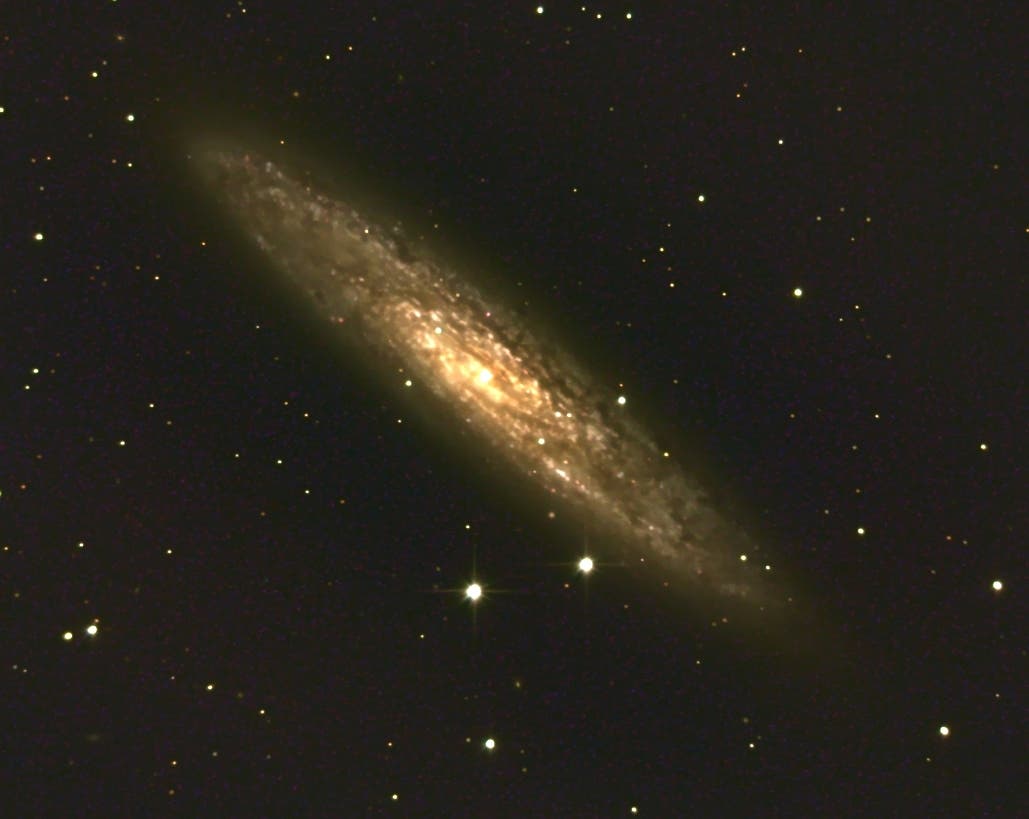 NGC 253 Silverdollar Galaxy im Sternbild Bildhauer
