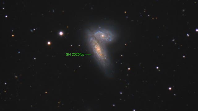 NGC 4567 / 4568  mit SN 2020fqv 