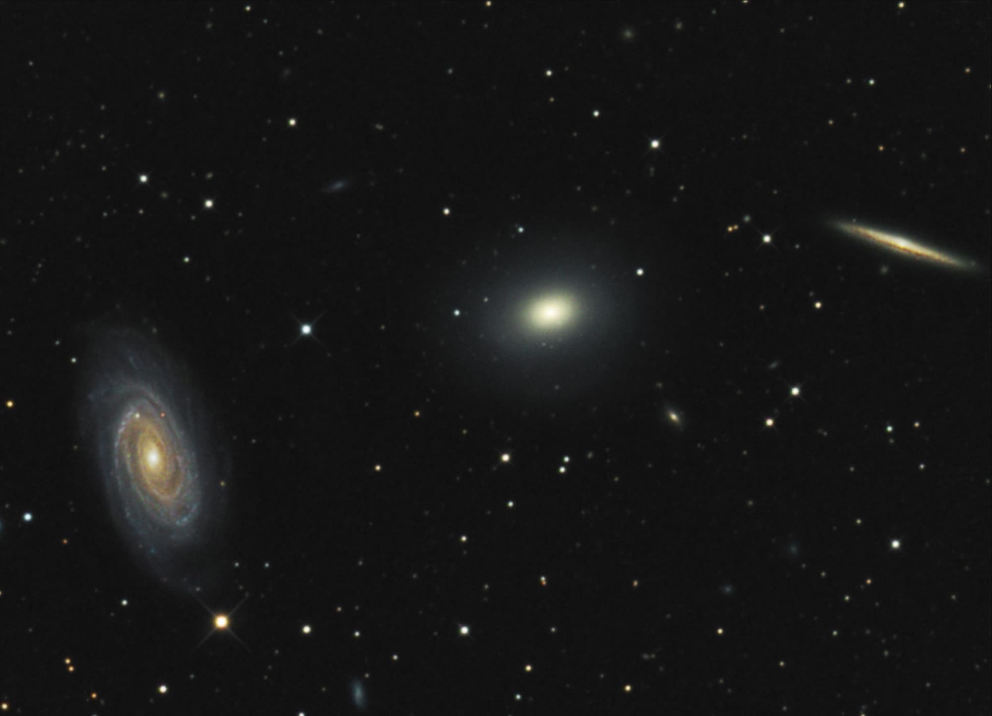 Galaxy Group in Draco NGC 5985/5982/5981