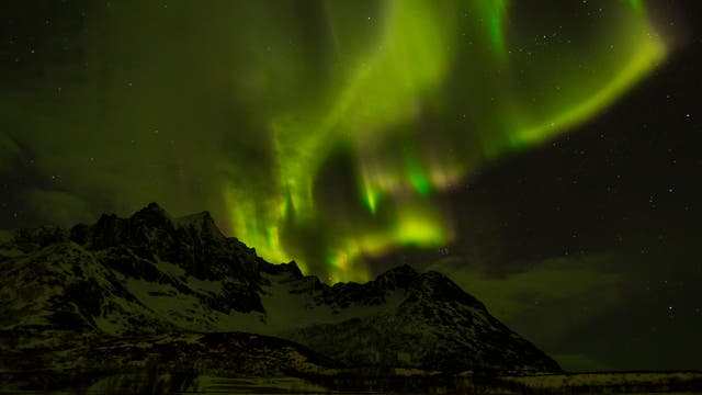 Polarlichter von Senja / Norwegen
