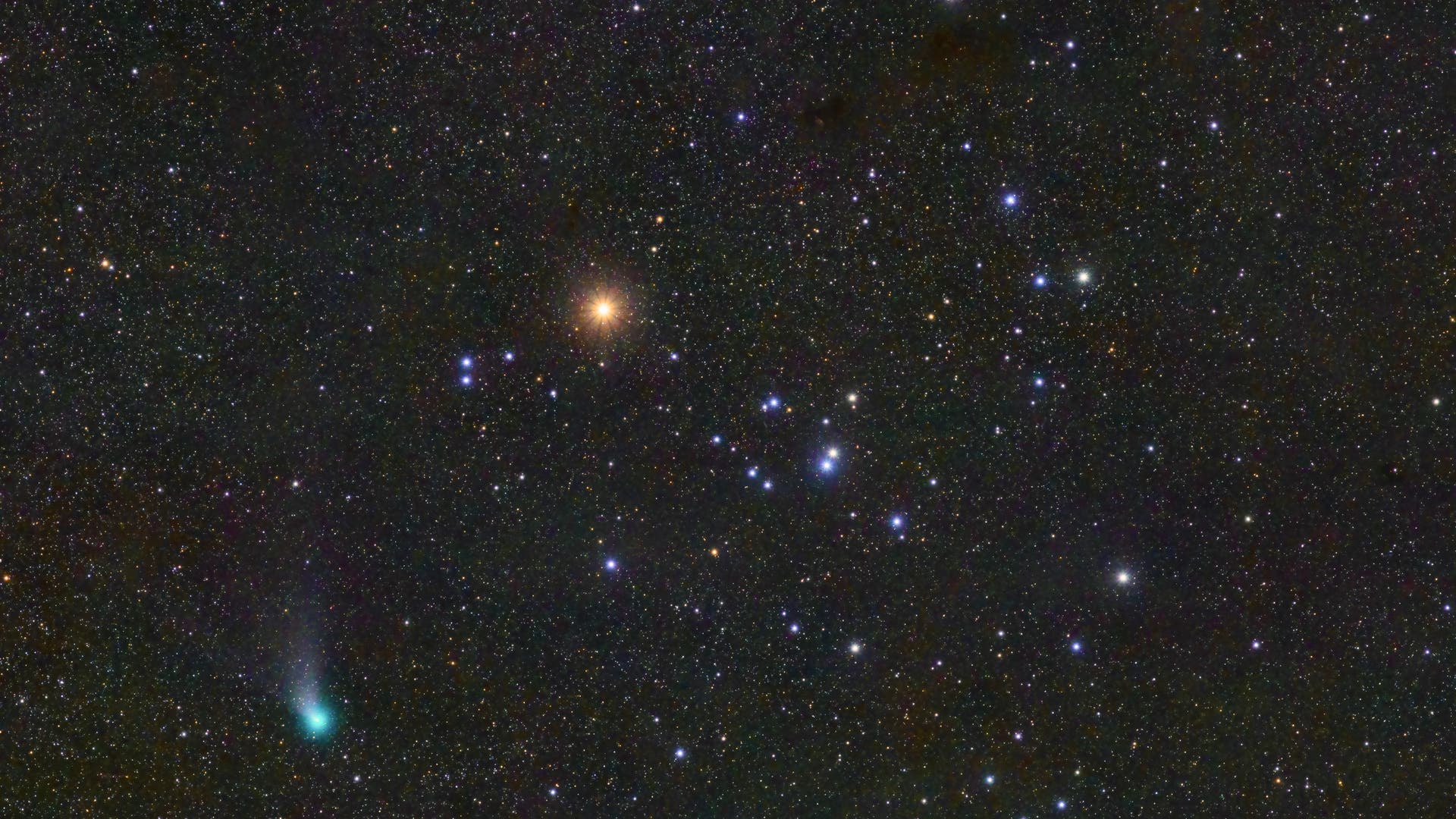 Komet & Hyaden Spektrum der Wissenschaft