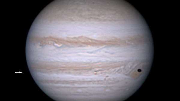 Jupiter mit IoDurchgang und Schatten im GRF Spektrum der Wissenschaft