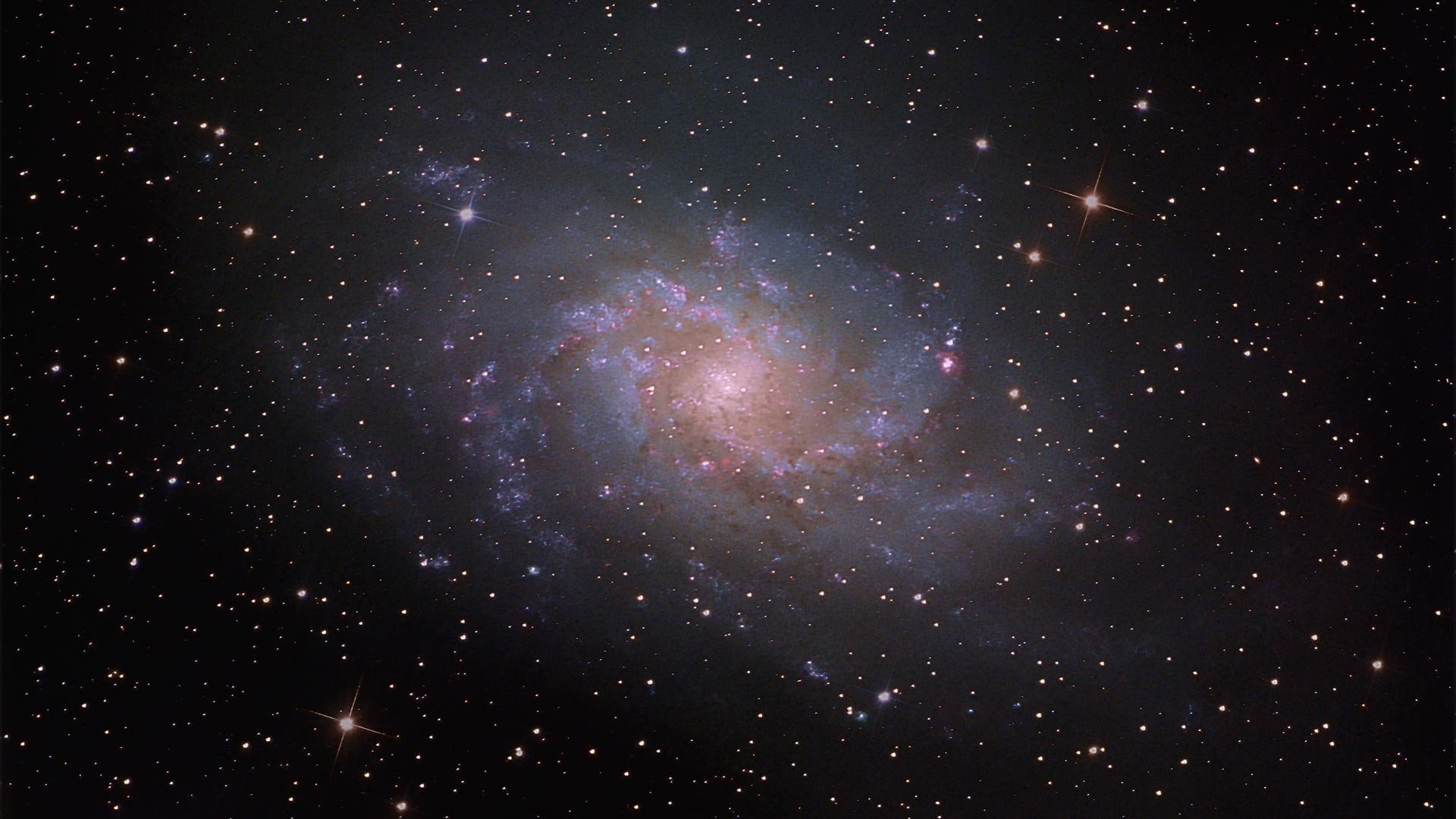 M 33, Driehoeksstelsel – Wetenschapsspectrum