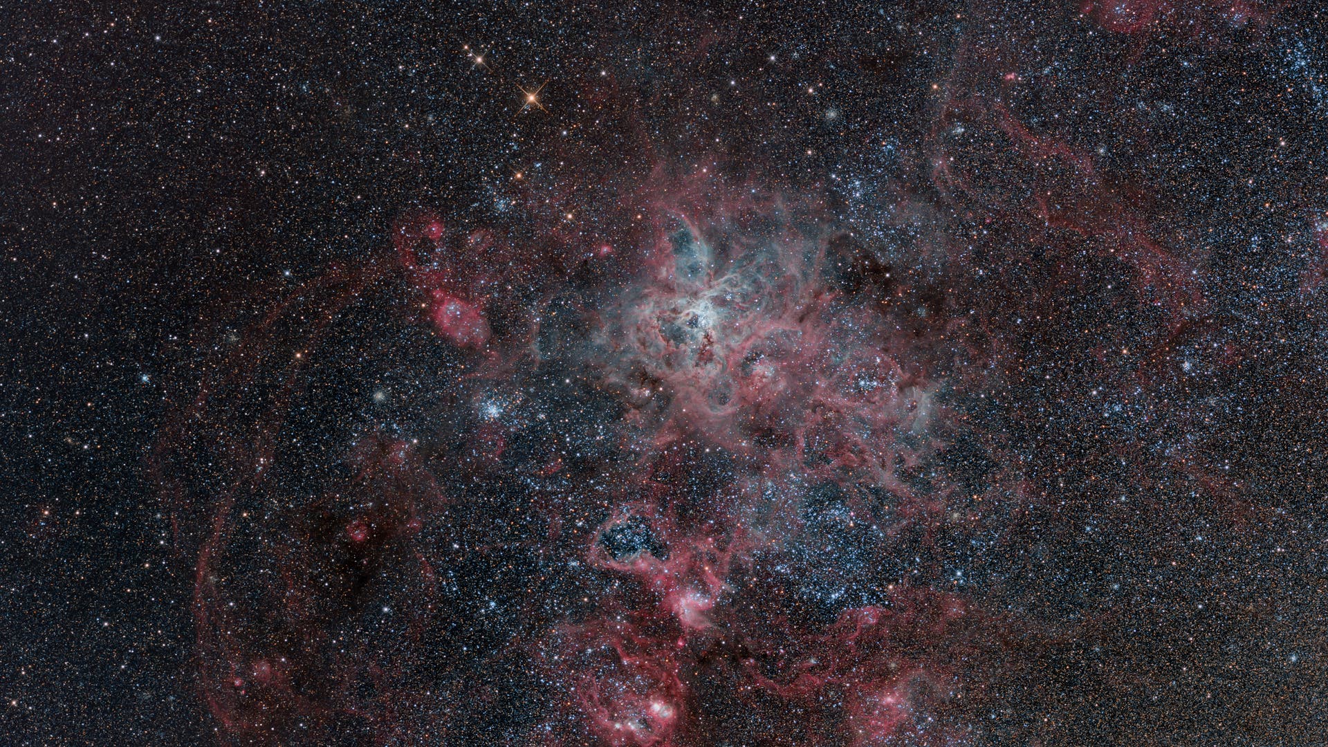 NGC 2070 Tarantelnebel Spektrum der Wissenschaft