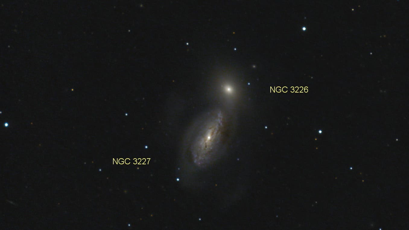 Arp 94 = NGC 3226 en NGC 3227 (objecten)