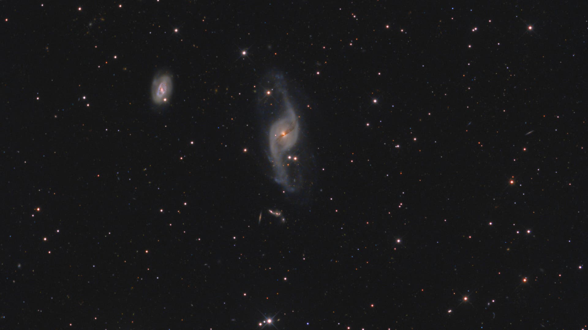 NGC 3718 = Arp 214 Spektrum der Wissenschaft