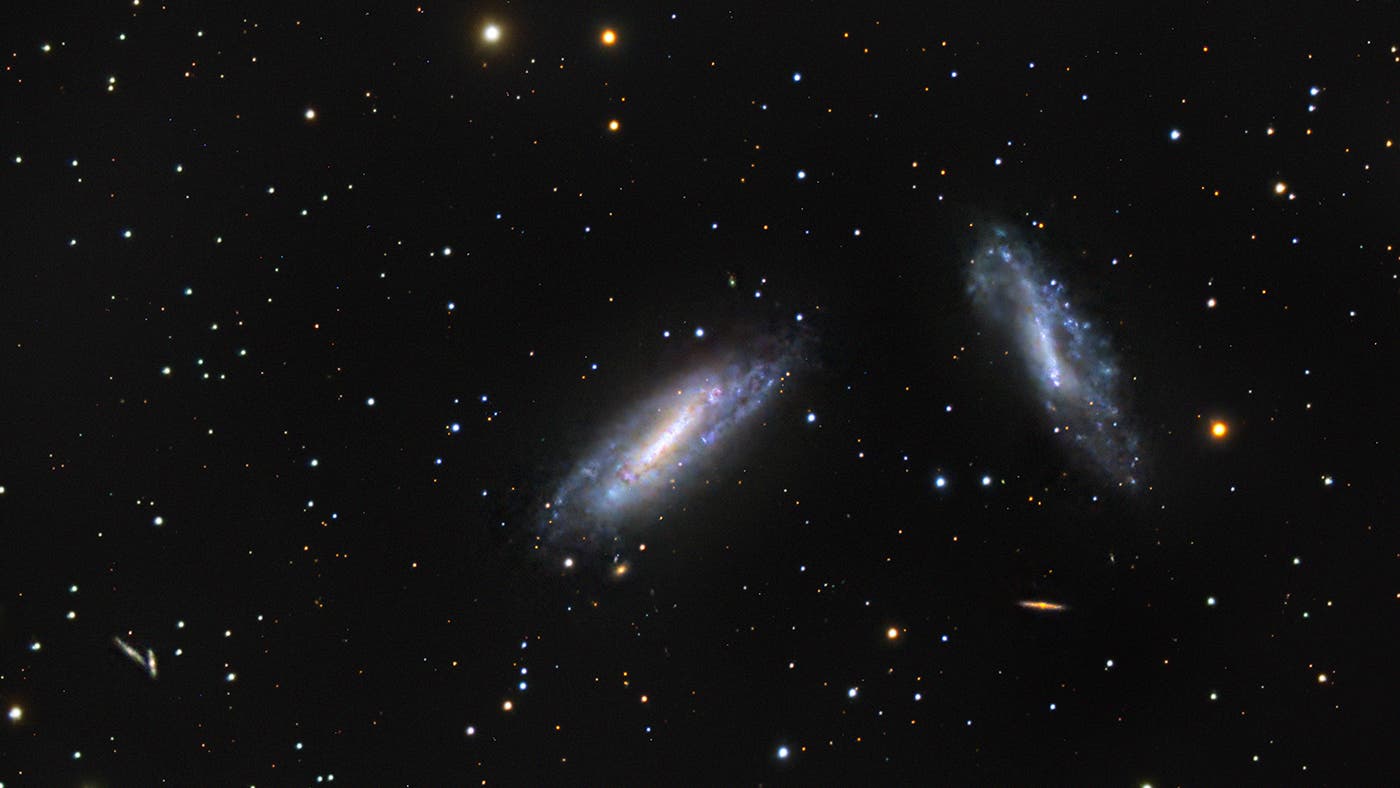 NGC 672 and IC 1727 Spektrum der Wissenschaft