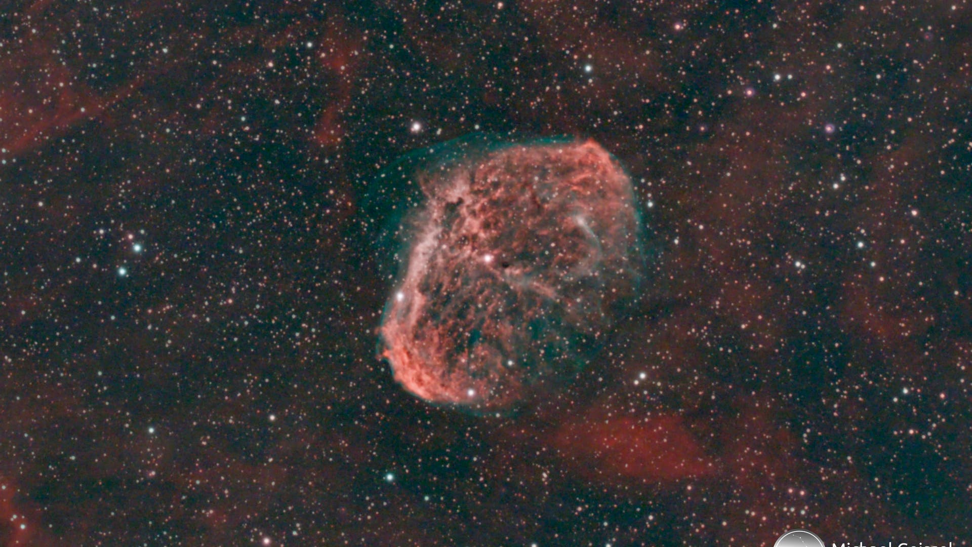 NGC 6888 Sichelnebel Spektrum der Wissenschaft