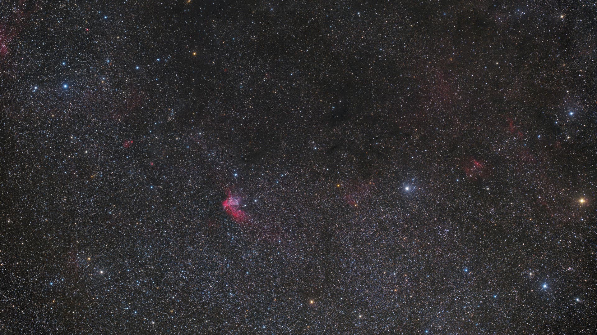 NGC 7380 Zauberernebel Spektrum der Wissenschaft