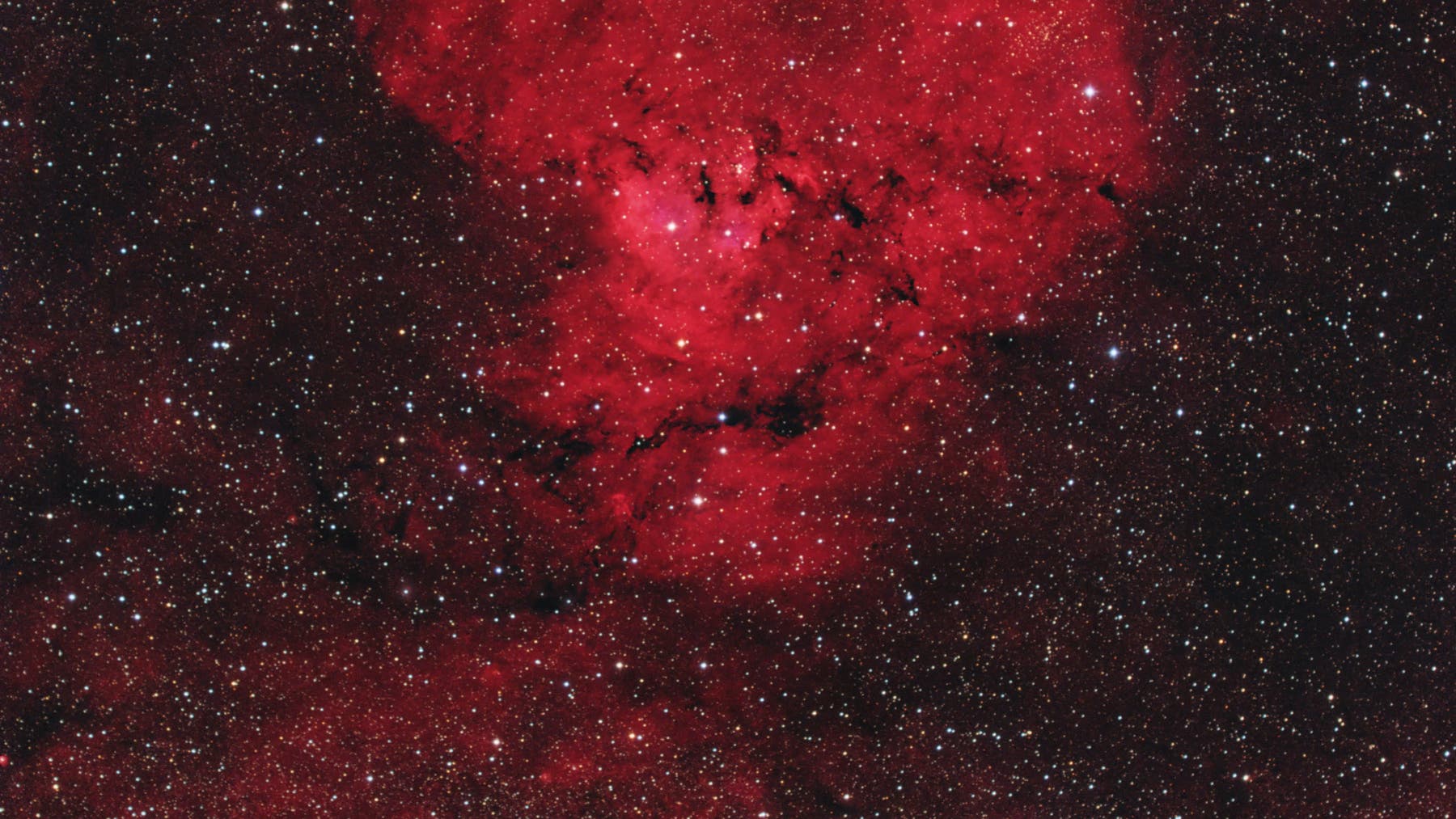 NGC 7822, het kosmische vraagteken