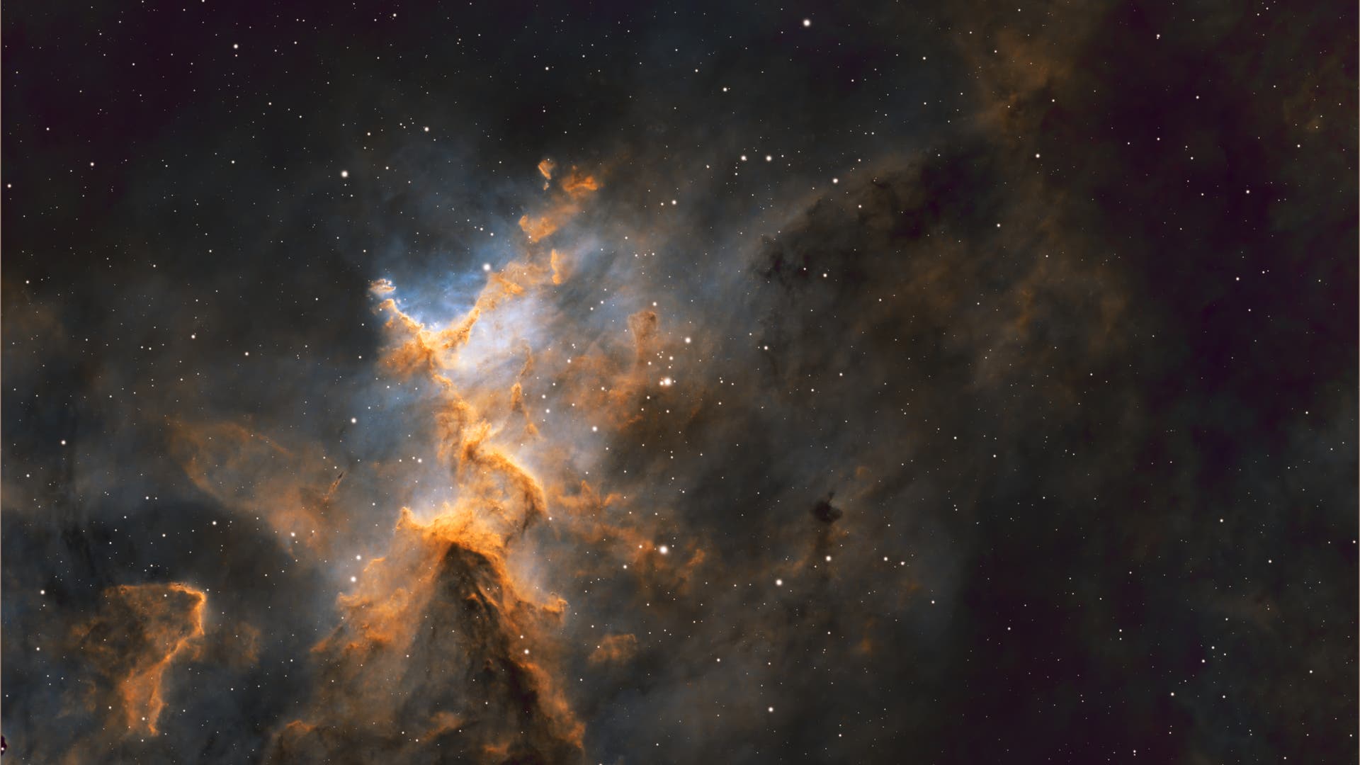  Im Zentrum des Herz-Nebels IC 1805 in der Kassiopeia