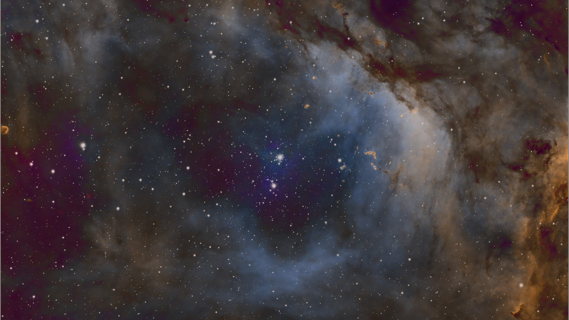  Im Zentrum des Seelen-Nebels IC 1848 in der Kassiopeia