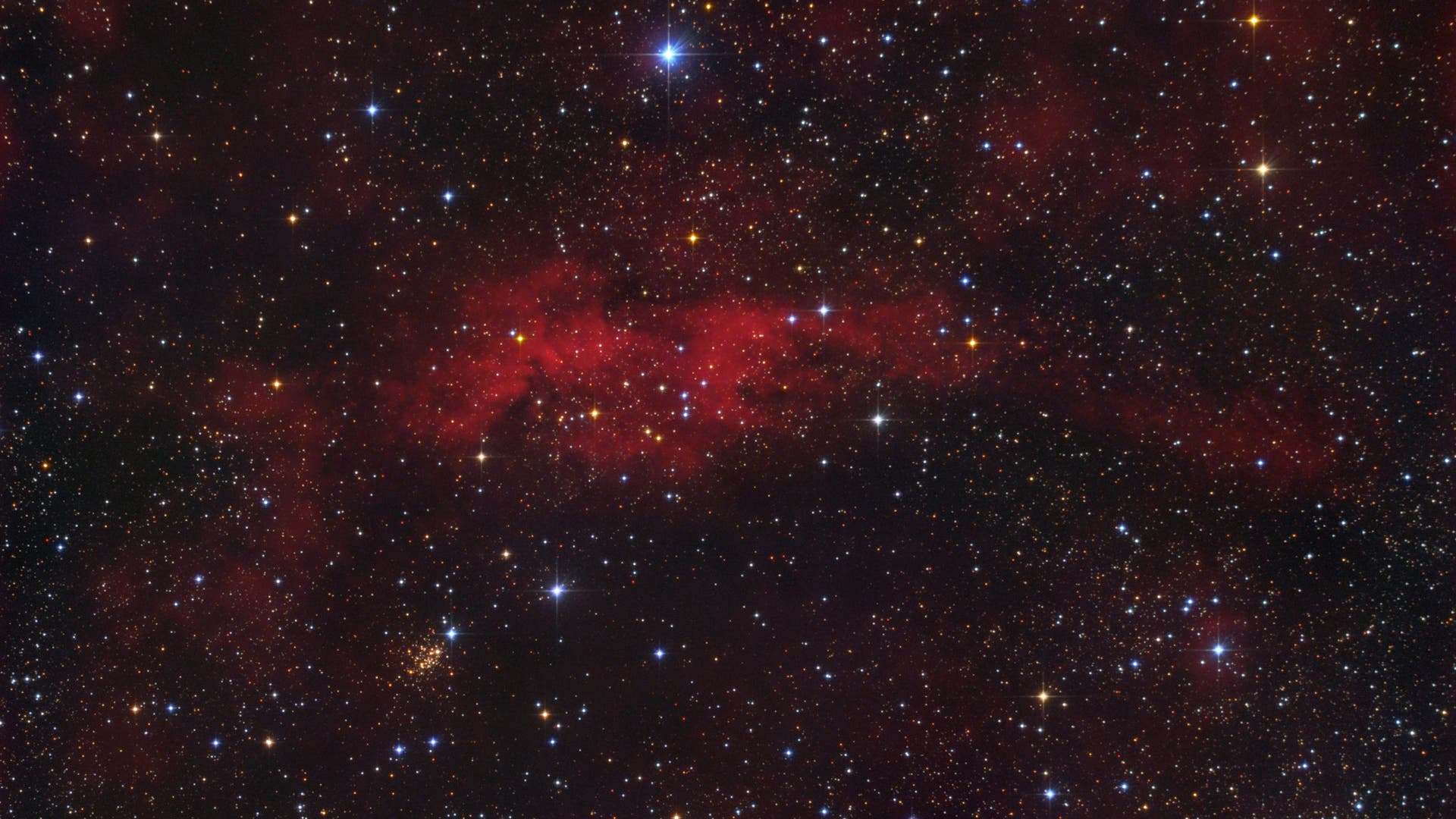 Sh2154 + NGC 7419 Spektrum der Wissenschaft