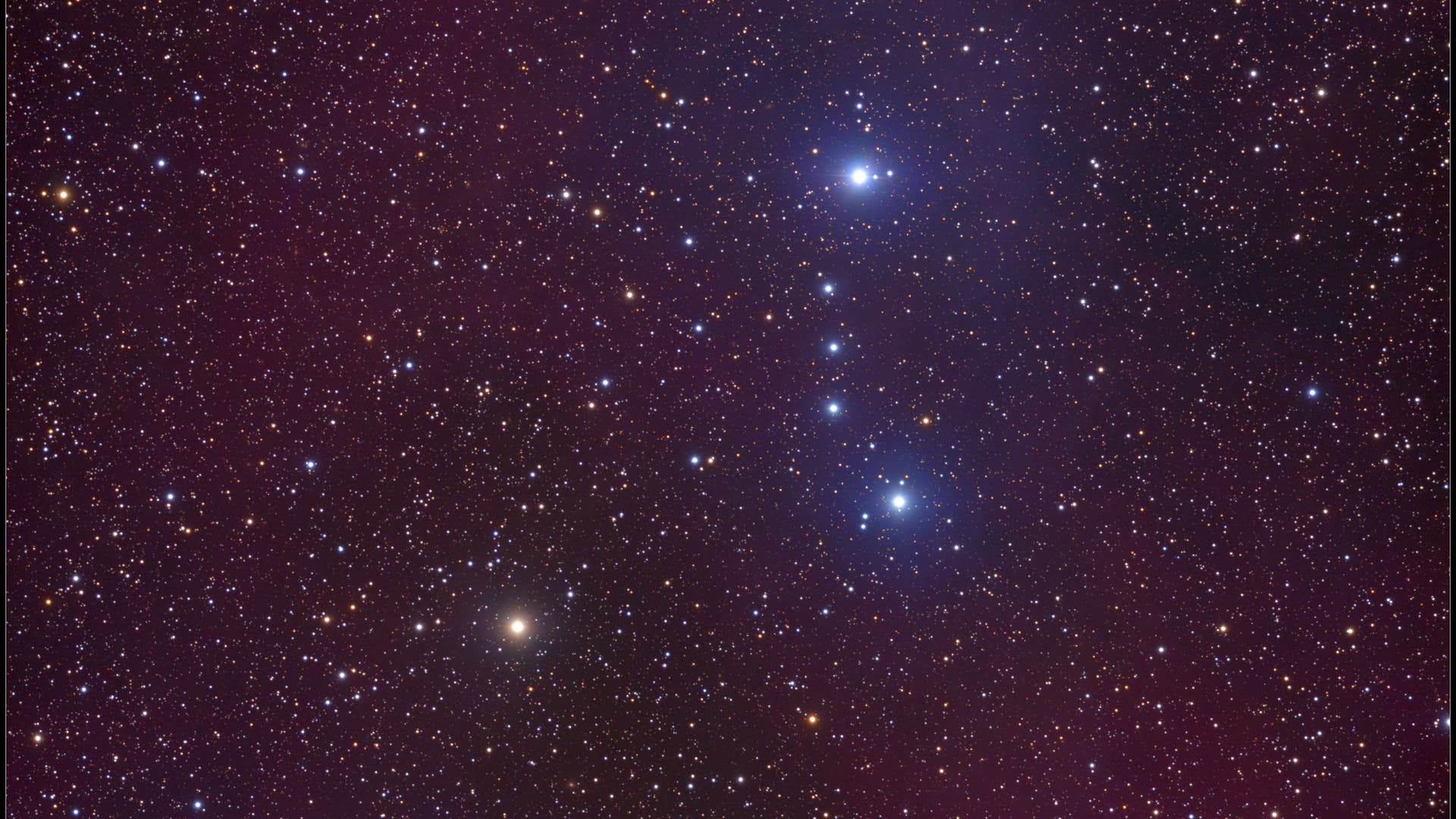 Lambda Orionis Cluster mit Sh2264 Spektrum der Wissenschaft