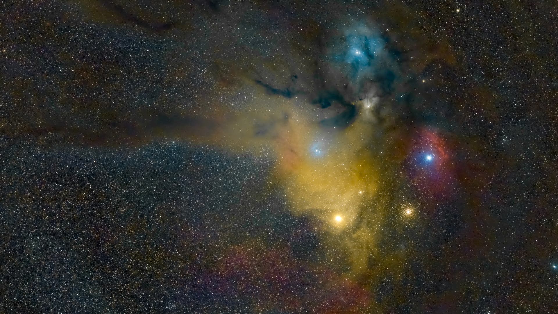 Rho Ophiuchi Clouds Spektrum der Wissenschaft