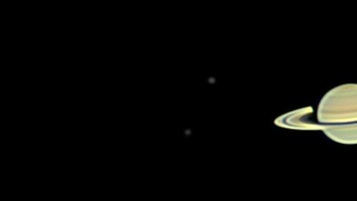 Saturn und seine Monde Spektrum der Wissenschaft