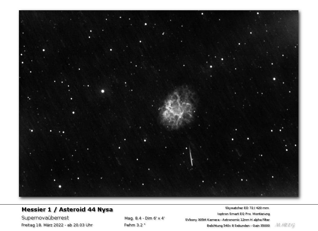 Asteroid (44) Nysa 1
