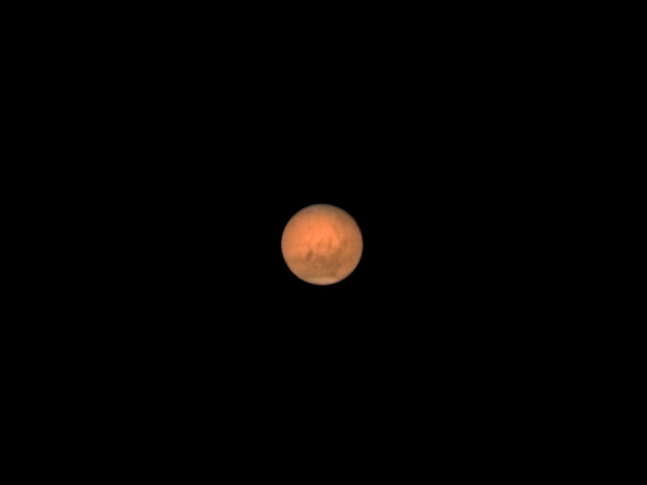 Mars am 25. Juli 2018