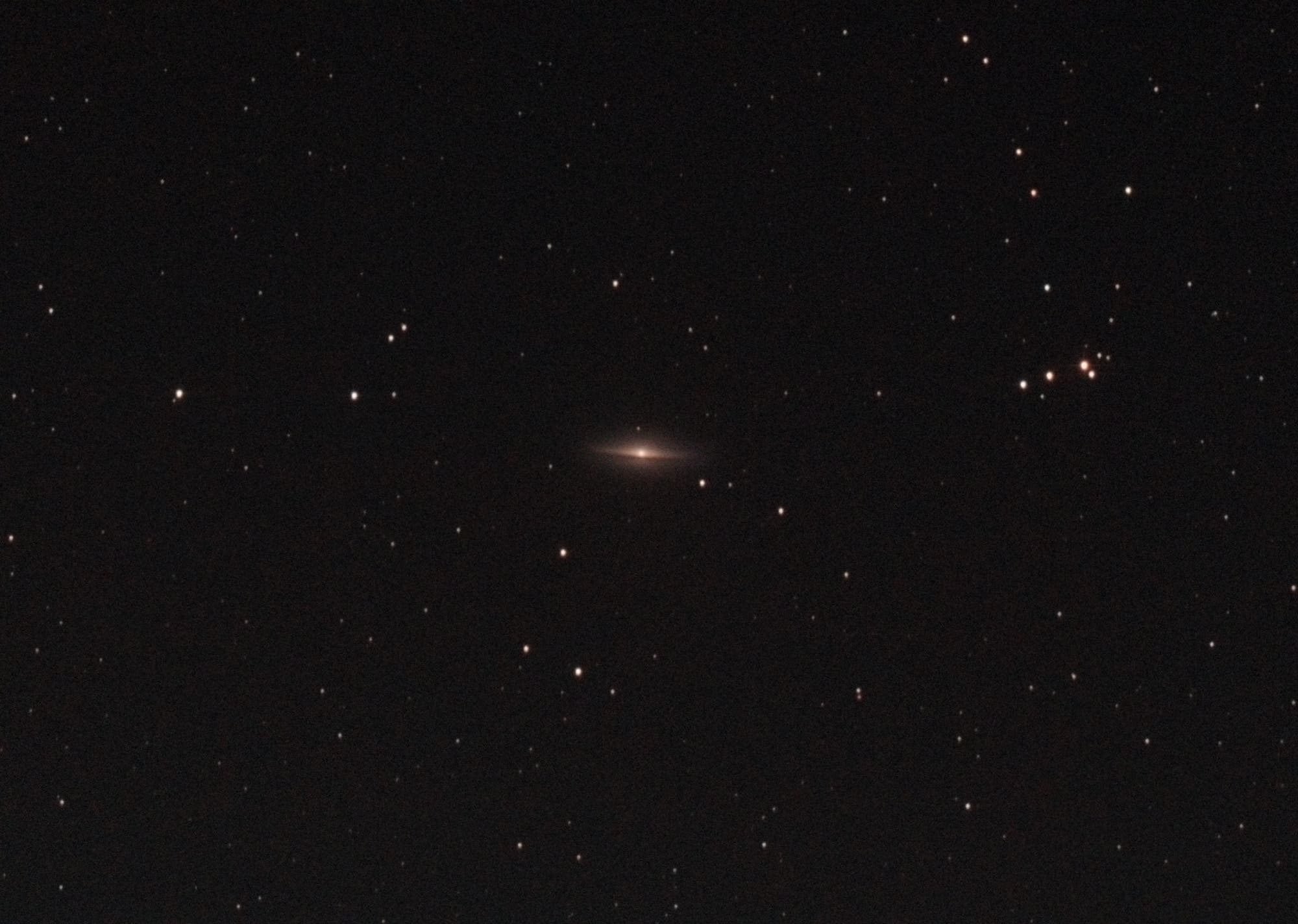 Sombrerogalaxie Messier 104 im Sternbild Jungfrau (Virgo)