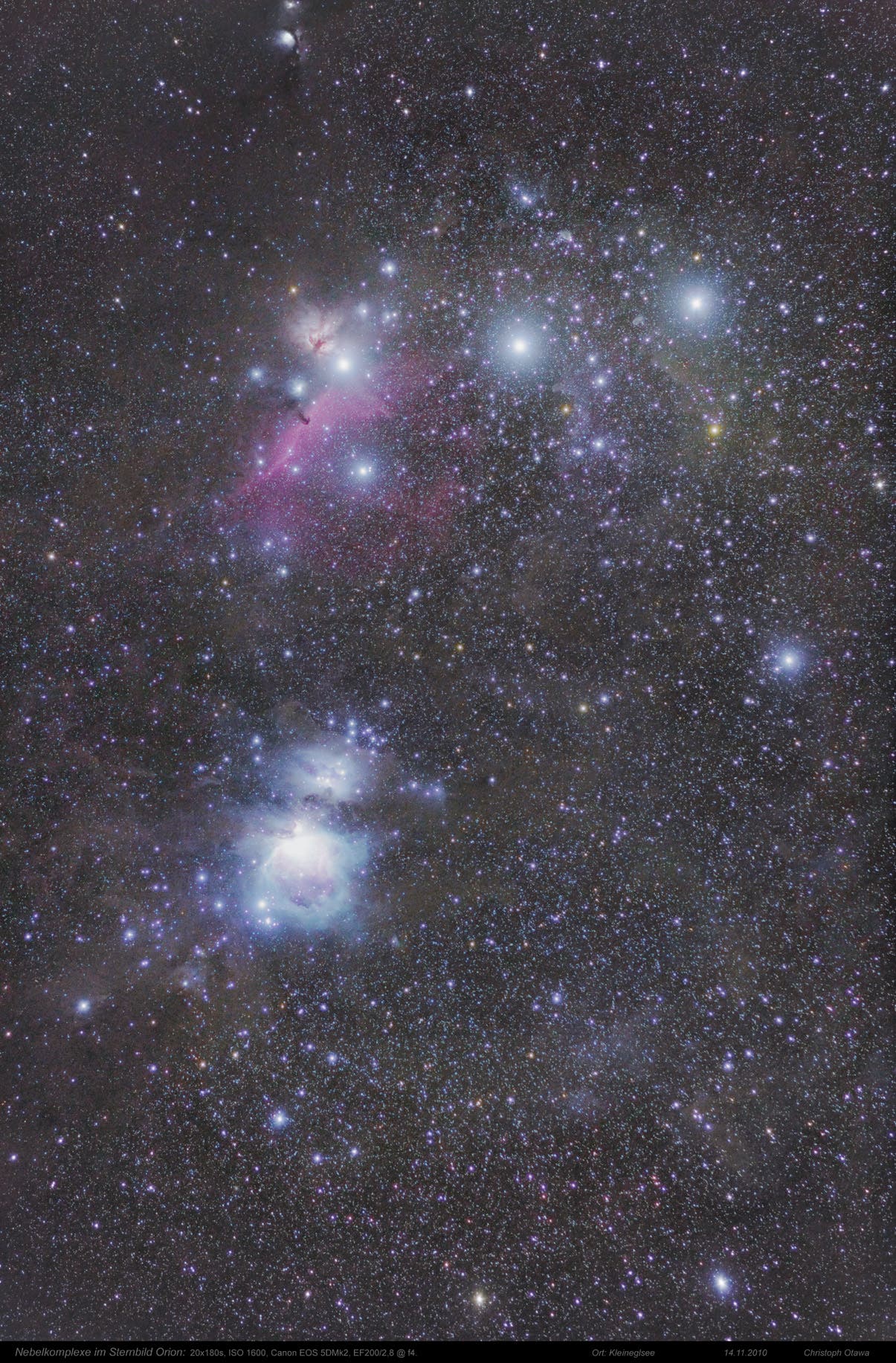 Nebelkomplexe im Orion