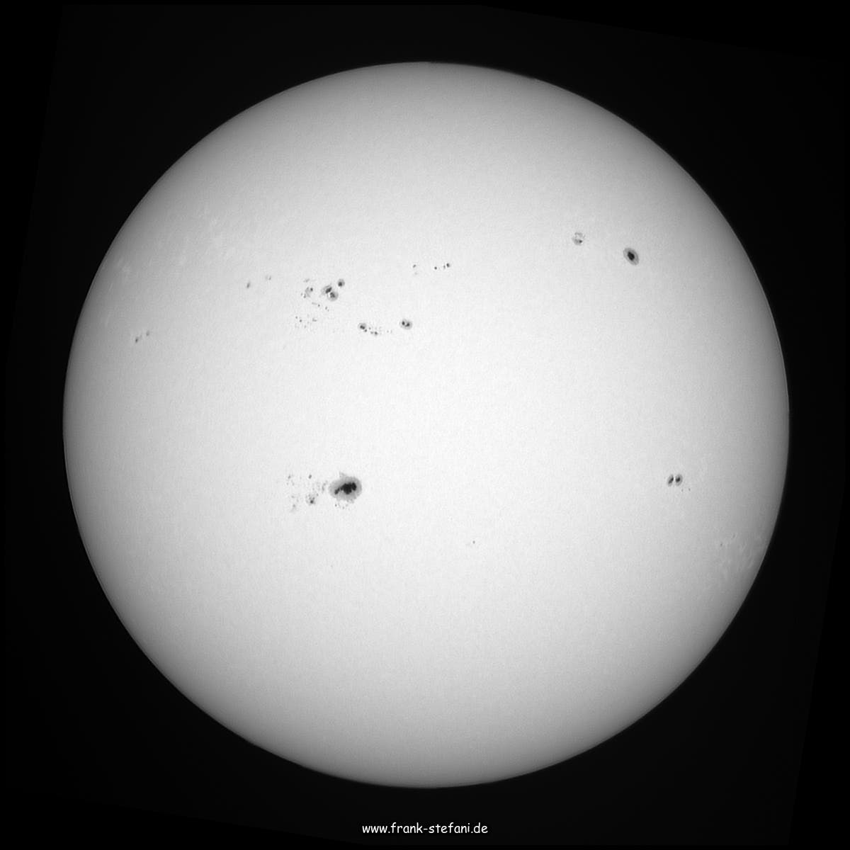 Sonnenflecke am 18. Januar 2023