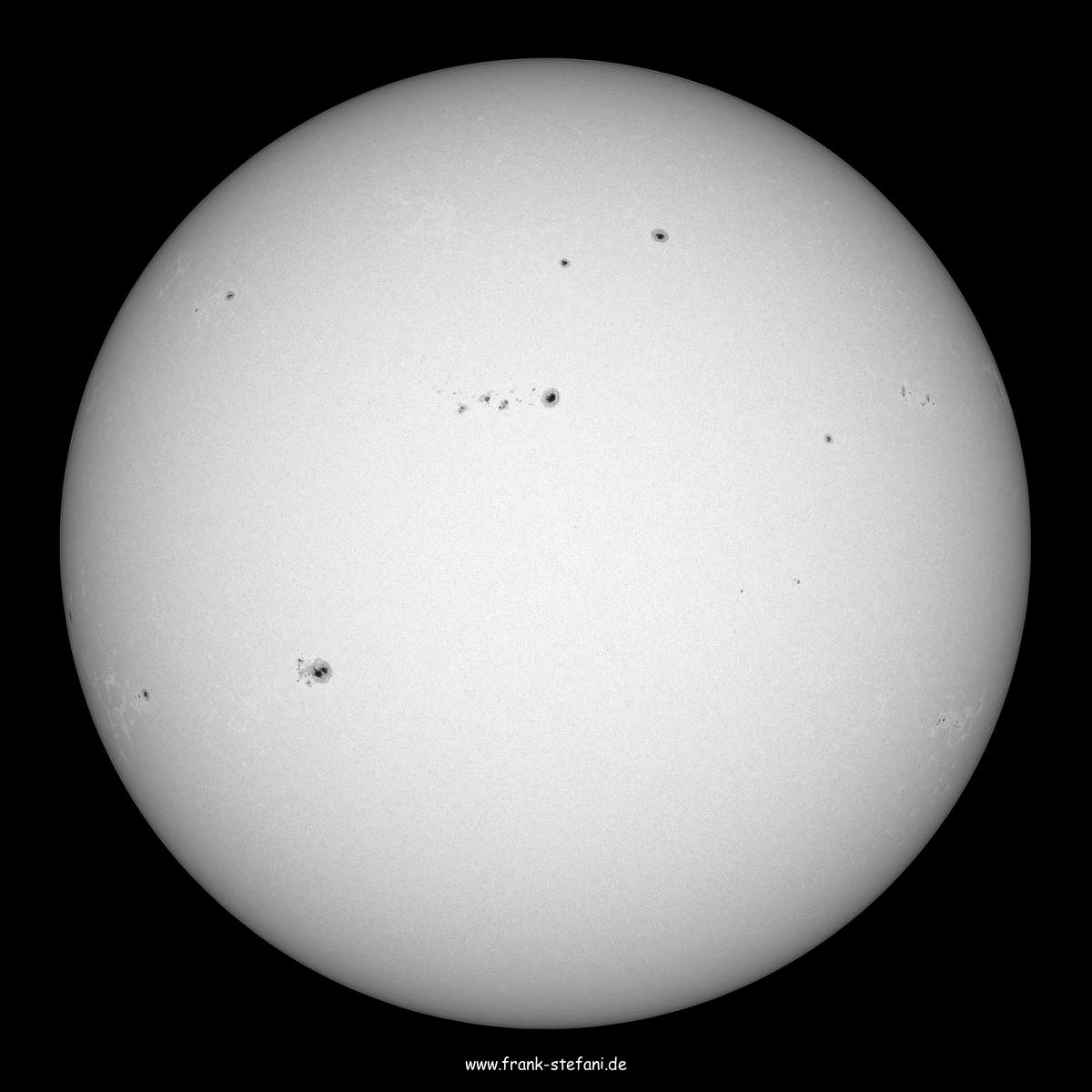 Sonnenflecke am 7. März 2023