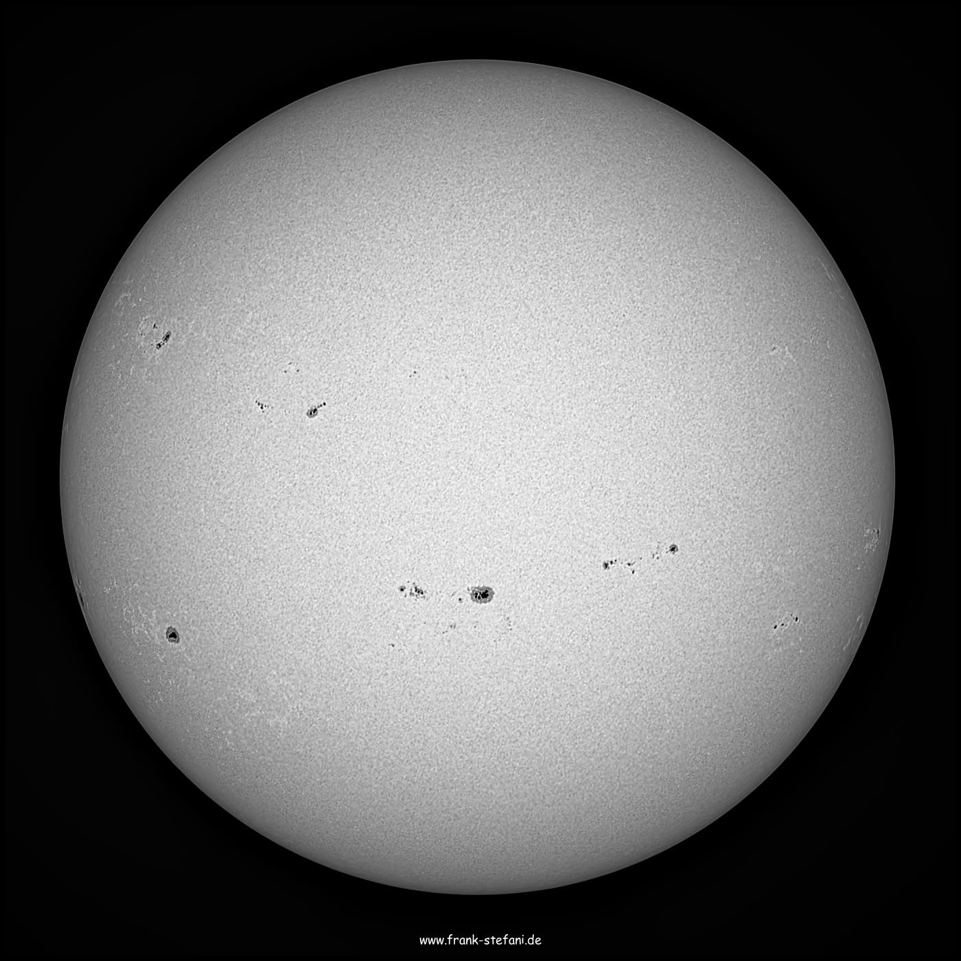 Sonnenflecke am 19. Juni 2023