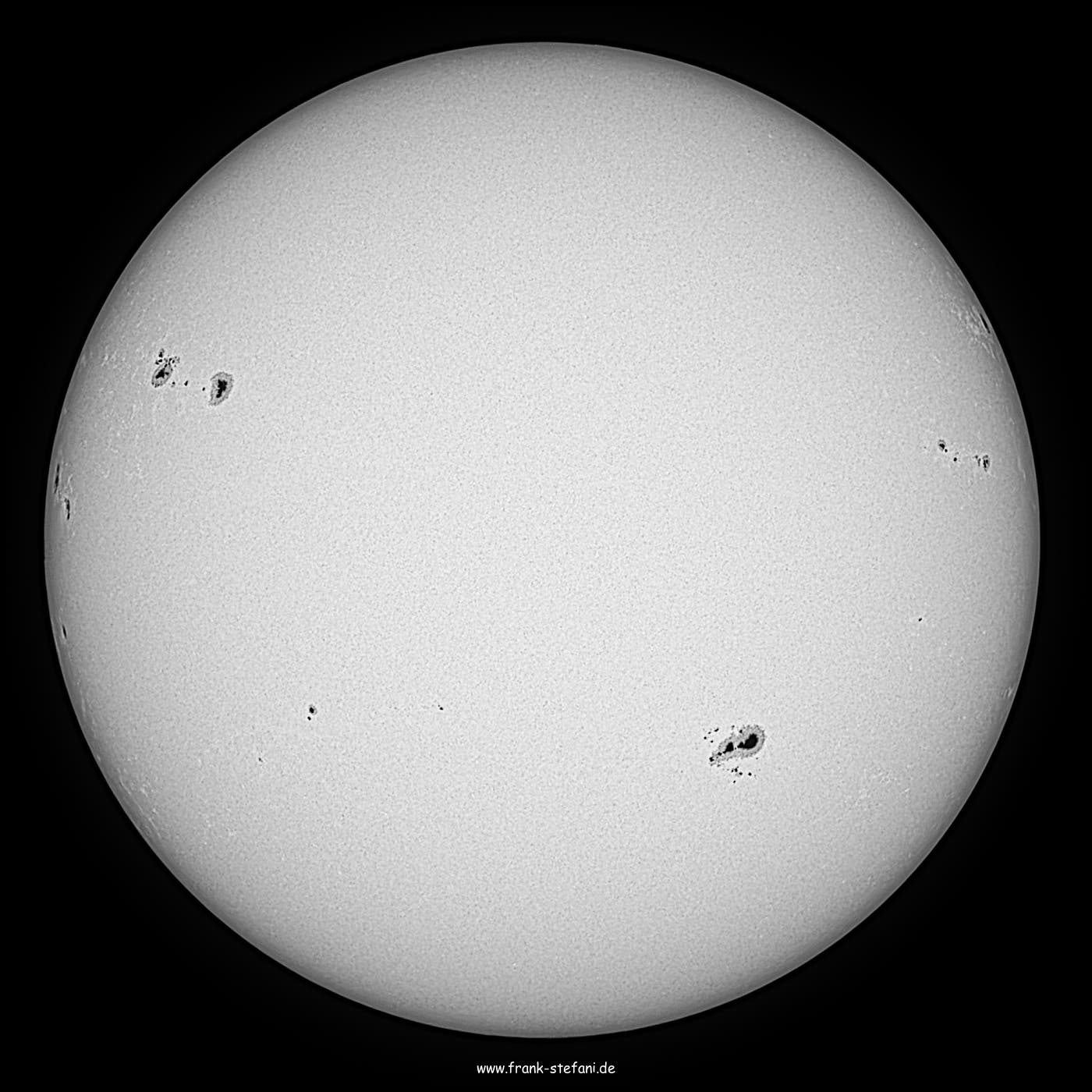 Sonnenflecke am 14. Juli 2023