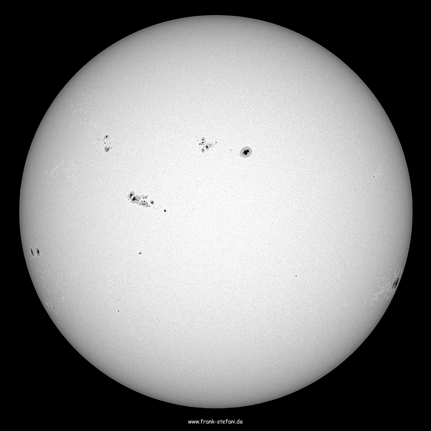 Sonnenflecke am 18. Juli 2023