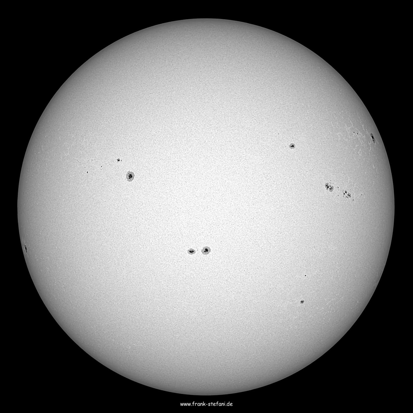 Sonnenflecke am 23. Juli 2023 - sunny fun