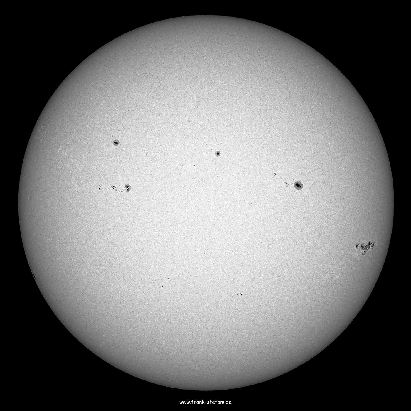 Sonnenflecke am 2. August 2023