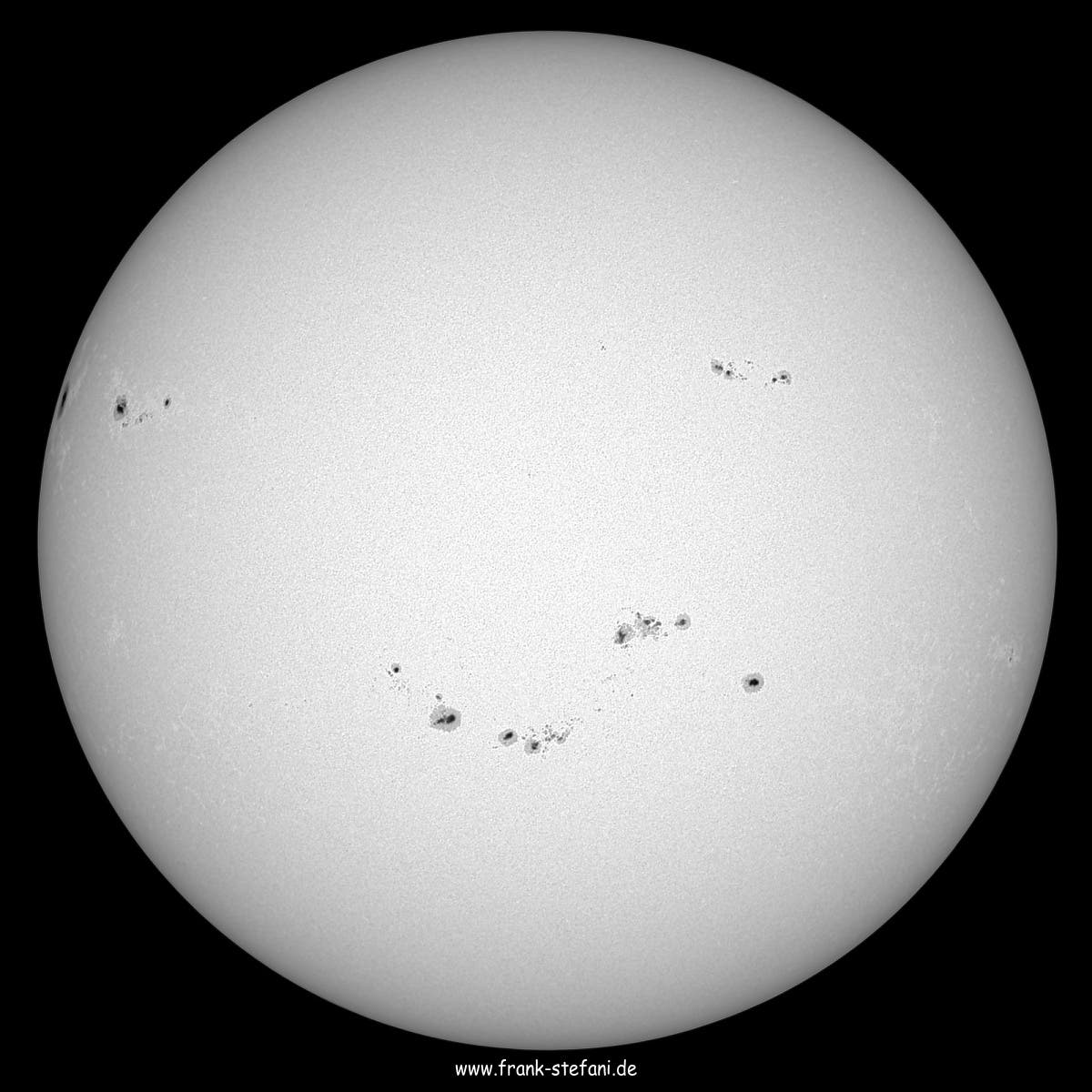 Die Sonne am 29. Oktober 2024