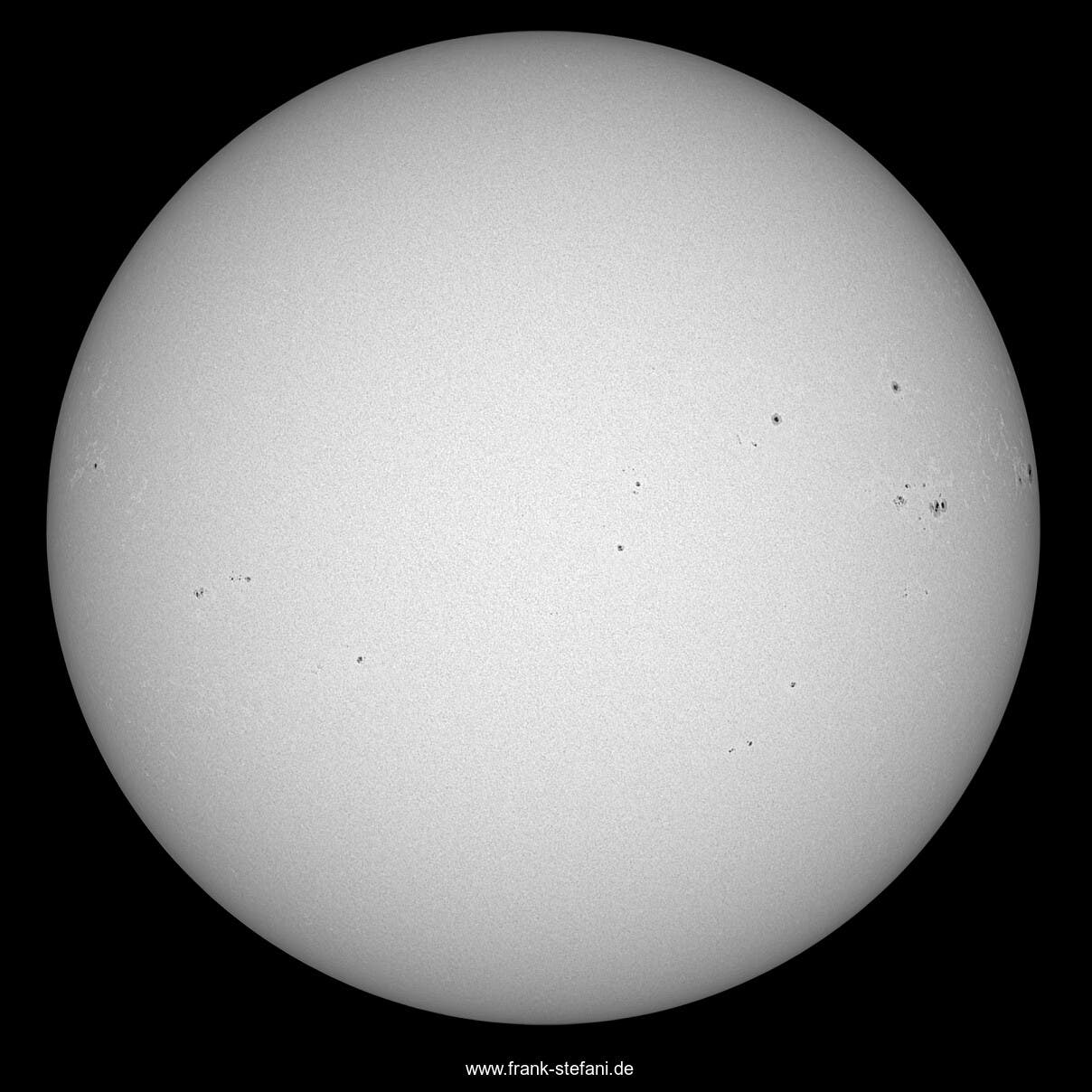 Die Sonne am 14. August 2025 - nichts fürs freie Auge