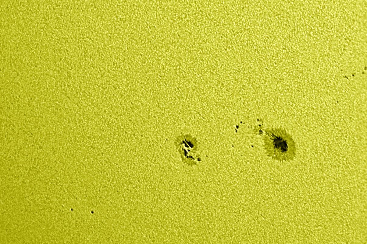 Sonnenfleckengruppe NOAA 12414 
