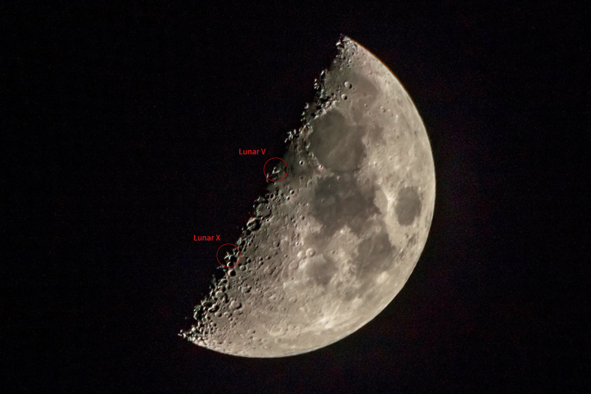 Lunar X und Lunar V