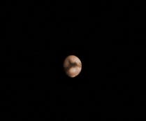 Mars am 17. Oktober 2018