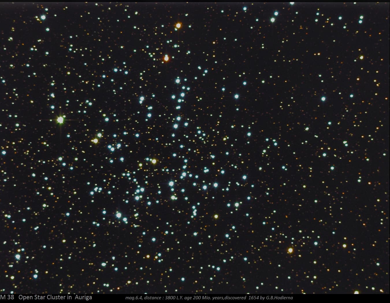 Messier 38 - offener Sternhaufen im Fuhrmann