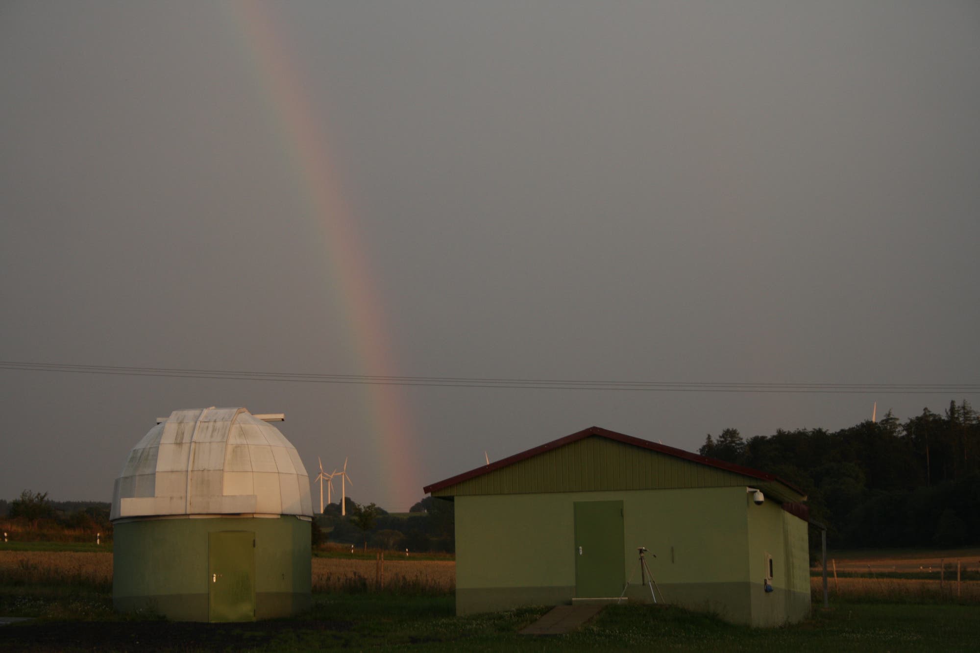 Regenbogen und Sternwarte