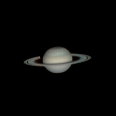 Saturn mit Sturm am 29.1.2011